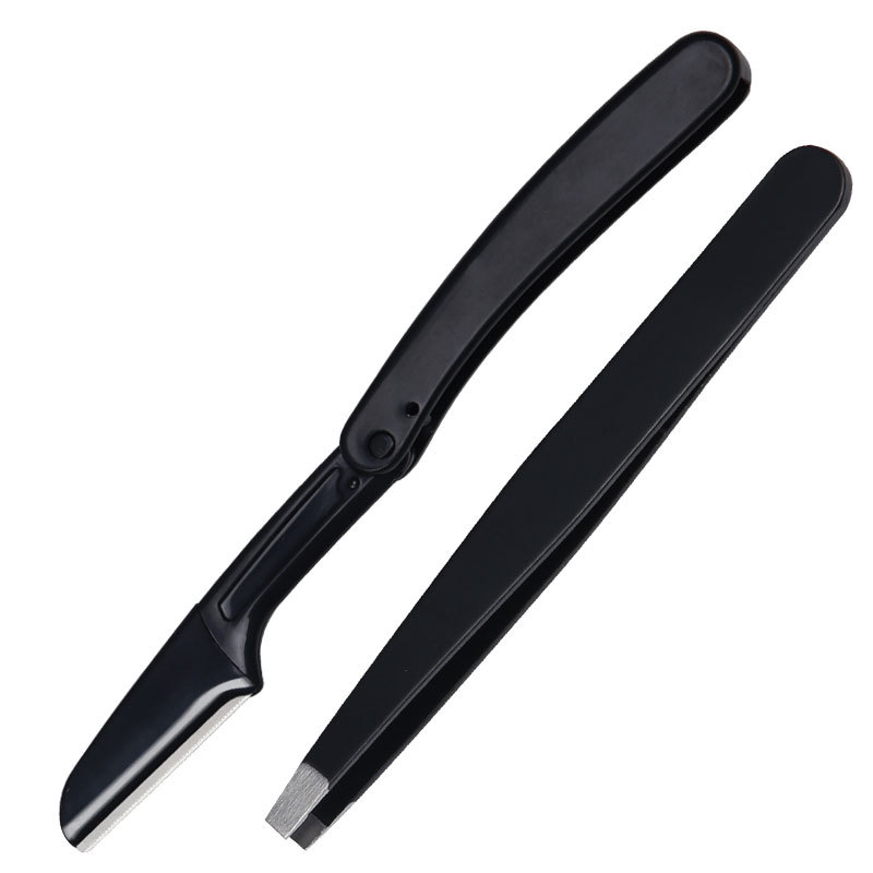 딥 블랙 투피스 세트