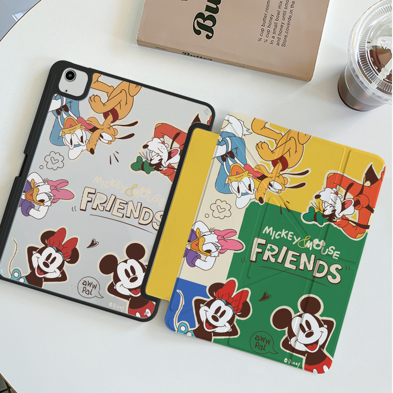 3+Y Discount Ipad11 Protective Case 2025 New Pro Mickey Mini Anti-Fall Air7 Tablet Protective Case with Pen Slot