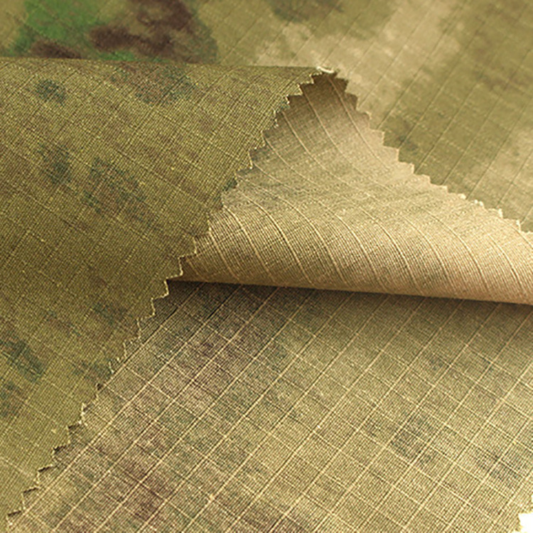 Fabrica directa tela anti-desgarro TC 65% poliéster 35% algodón impresa tela de camuflaje
