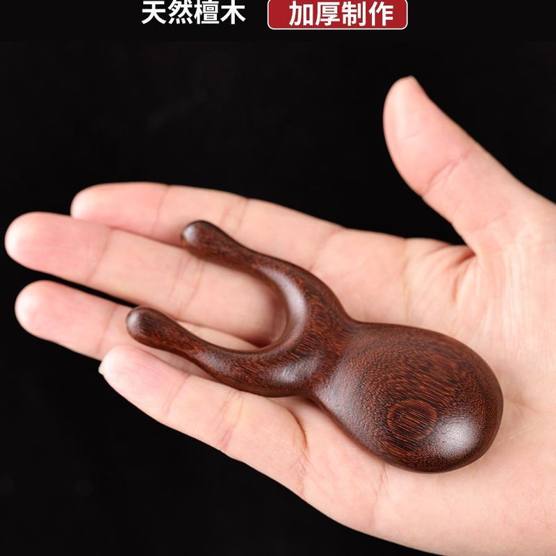 檀木マッサージ櫛カエル鼻マッサージ器美鼻マッサージ櫛目マッサージ棒鼻筋檀木マッサージ櫛|undefined