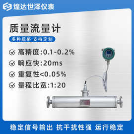 制冷剂低温科式力质量流量计直管一体式小口径科里奥利质量流量计