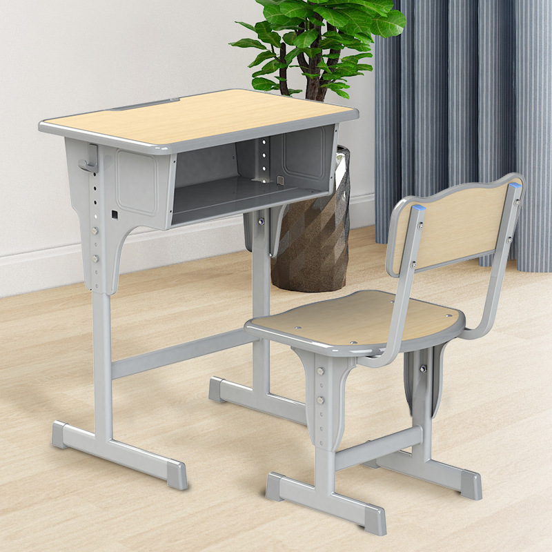 Mesa y silla directas de fábrica mesa de entrenamiento de estudiantes de escuela primaria mesa de escritura y silla de escritorio de la escuela clase de reparación image 24