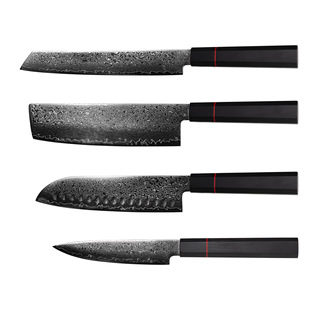 In-Stock Cross-Border Damascus Steel Chef's Knife for Slicing, Japanese Vg10 Steel Stainless Steel Small Kitchen Knife