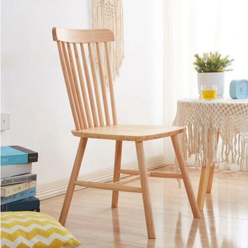 Solid wood chair back chair computer chair Nordic simple Windsor chair restaurant hotel home dining chair internet celebrity dining chair