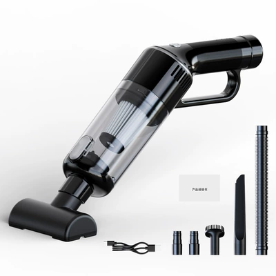 Car Vacuum Cleaner Wet and Tozsoranlar - black-6000pa-standard-model