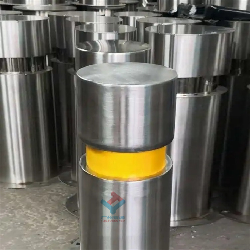 工厂供应304防撞路桩 不锈钢警示柱  不锈钢车挡止车柱隔离柱