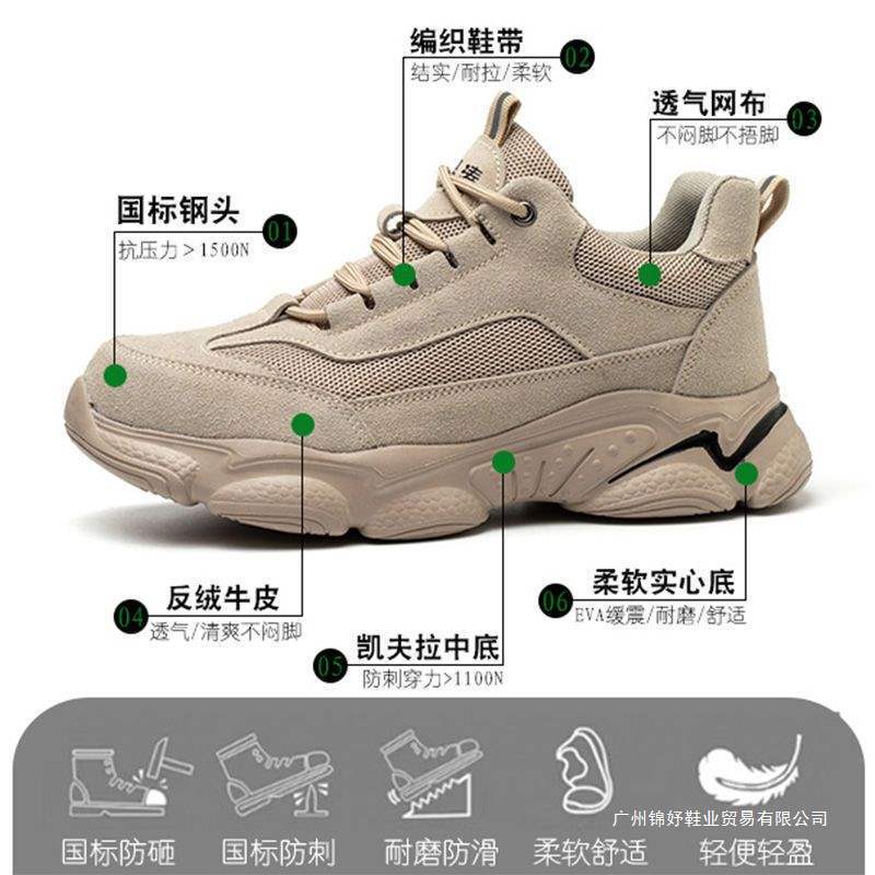 Labor Protection Shoes, Men's Work Shoes, Lightweight, Ultra-Light Steel Toe Caps, Anti-Smash, Anti-Puncture, Soft Soles, Wear-Resistant Construction Site, Four-Season Insulation Labor Protection Shoes, Men's Work Shoes, Lightweight, Ultra-Light Steel Toe Caps, Anti-Smash, Anti-Puncture, Soft Soles, Wear-Resistant Construction Site, Four-Season Insulation