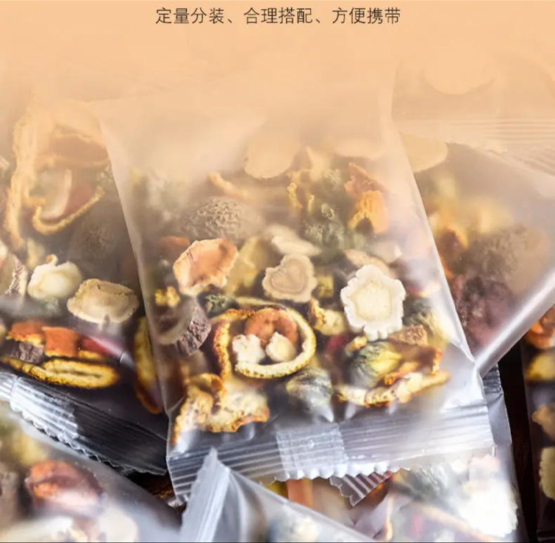 Luo Han Guo Pang Da Hai Snow Pear Herbal Tea Blend 100g Cold Brew Flower Tea preparation