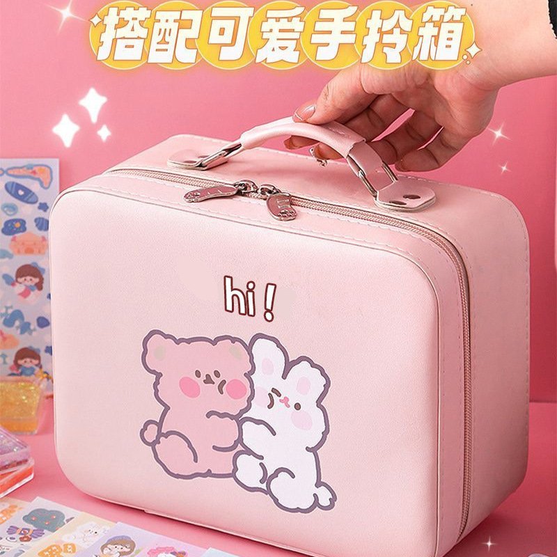 Goka Brick Flow Sand Sticker Large Set for Girls Children Toys Cream Glue Affordable Handmade Diary DIY Goka Plate Estimate