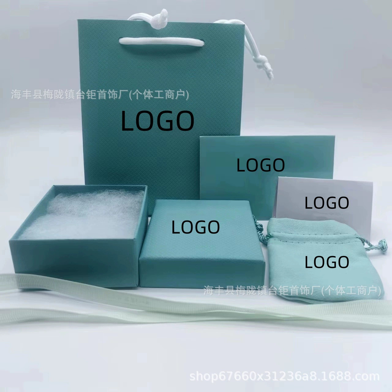 新款T蓝盒六爪钻戒首饰盒子蒂凡尼项链手镯耳饰双t堤芙统一包装盒