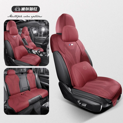 18-23 BMW x3 cushion breathable Modelə uyğun (Original) oturacaq örtükləri - perdo-red-deluxe-edition-bmw-x3-special-five-seats