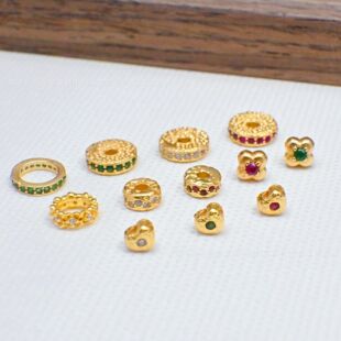 ����ɫ�~�24K��΢�ʯ����ͨ�׸����ֹ�diy�Ʒ�ִ���������l