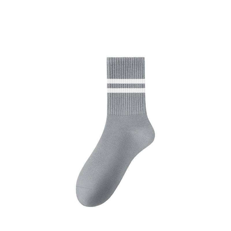 Calcetines de hombre de algodón absorbente de sudor antiolor medias primavera y verano delgados permeables a la atmósfera antibacteriana rayas sin hueso zhuang calcetines industriales de hombre