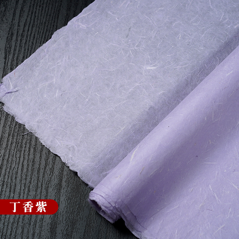 Huizhou Yuxuan colorido agua clara Yunlong papel de papel de aceite paraguas lámpara de papel de arroz en blanco de fibra gruesa decoración de papel de embalaje