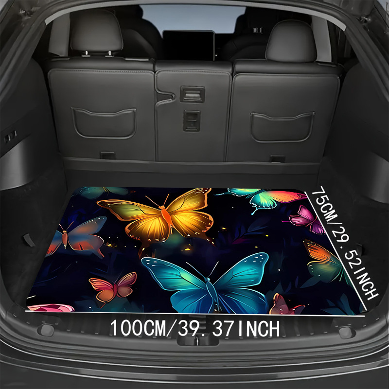 Cross-border 3D vision car decoration trunk full mat non-slip dirt-resistant car mat easy to care floor mat wholesale