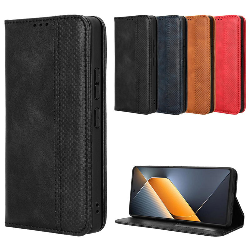 For Tecno Pova 6 Pro 5G Phone Case Pova6 Neo Card Phone Holster Magnetic Flip Case