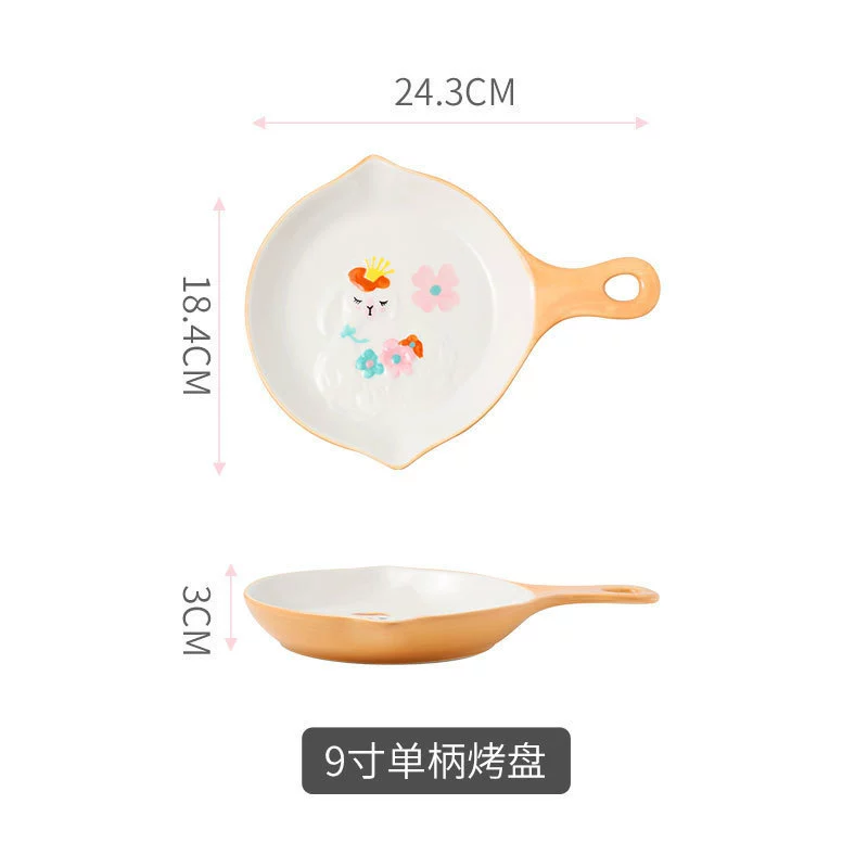 Ceramic tableware Fruit Disk Creative Billing Baking Plate Red Baking Light Luxury Fruit Snack Consisplate Simple Living Room bone dish