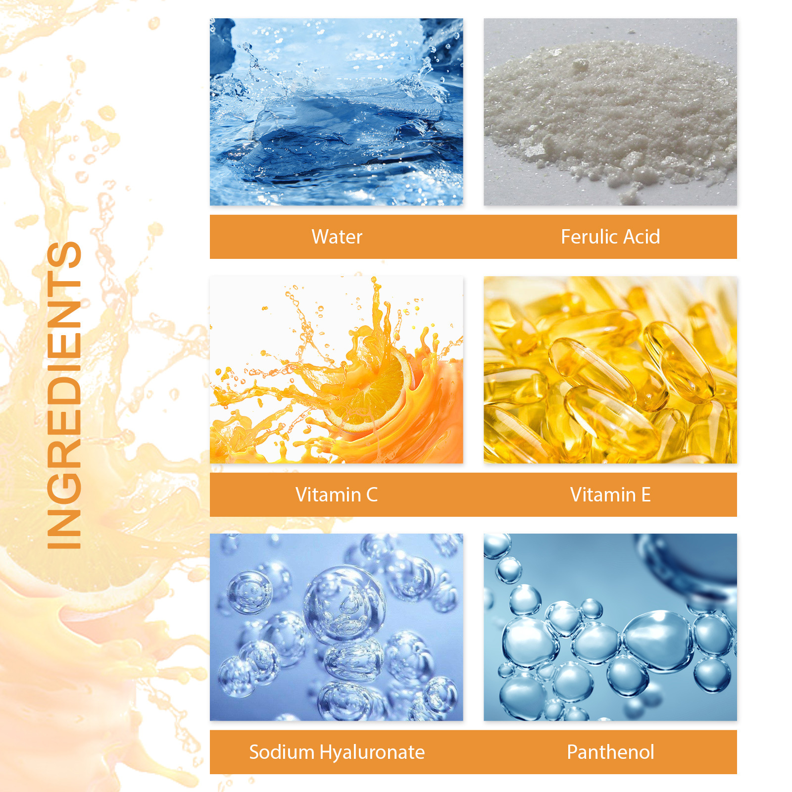 L'essence EELHOE vitamine C + vitamine E peut affaiblir les ridules, hydrater, éclaircir le teint, réparer la peau terne_voghion.com