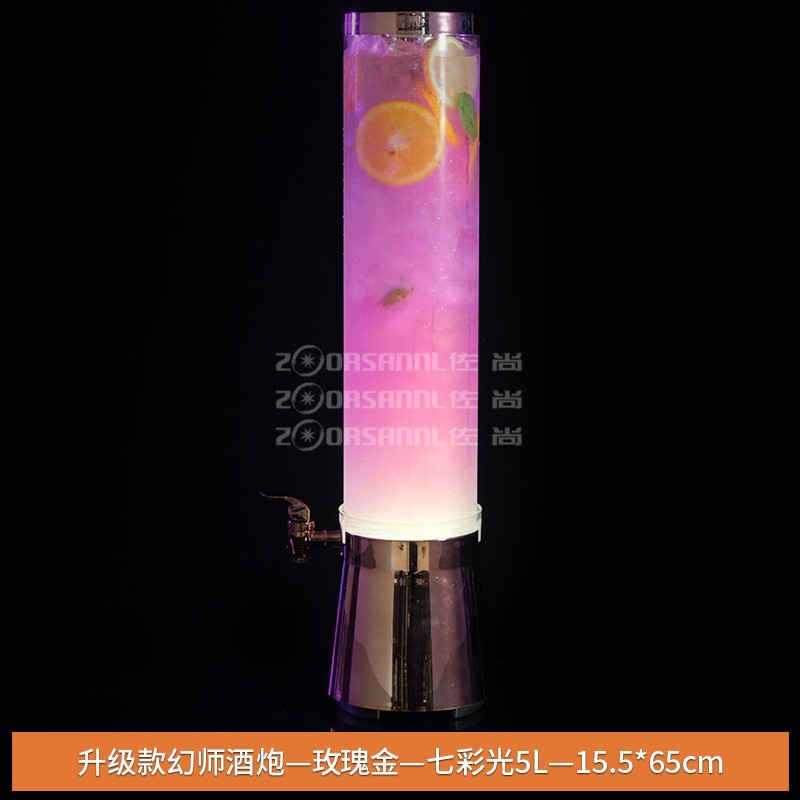 Dispensador de Cerveza Iluminado Específico para Bares, Barril de Cerveza Pequeño de 3L con Grifo, Barril de Cerveza de Barril de la Marca Internet-Famous, Venta al Por Mayor del Fabricante