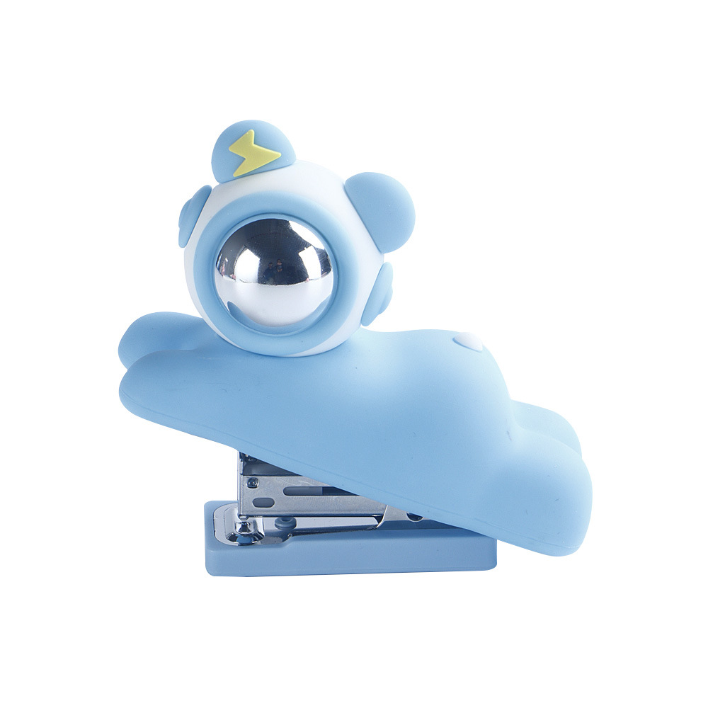 Grapadora de dibujos animados encantadora creativa portátil 24 / 6 grapadora conjunto de estudiantes mini agrupador al por mayor