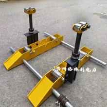 電纜盤回轉台簡易放線架小型地牛放線支架光纖電線軌道卧式滾動槽