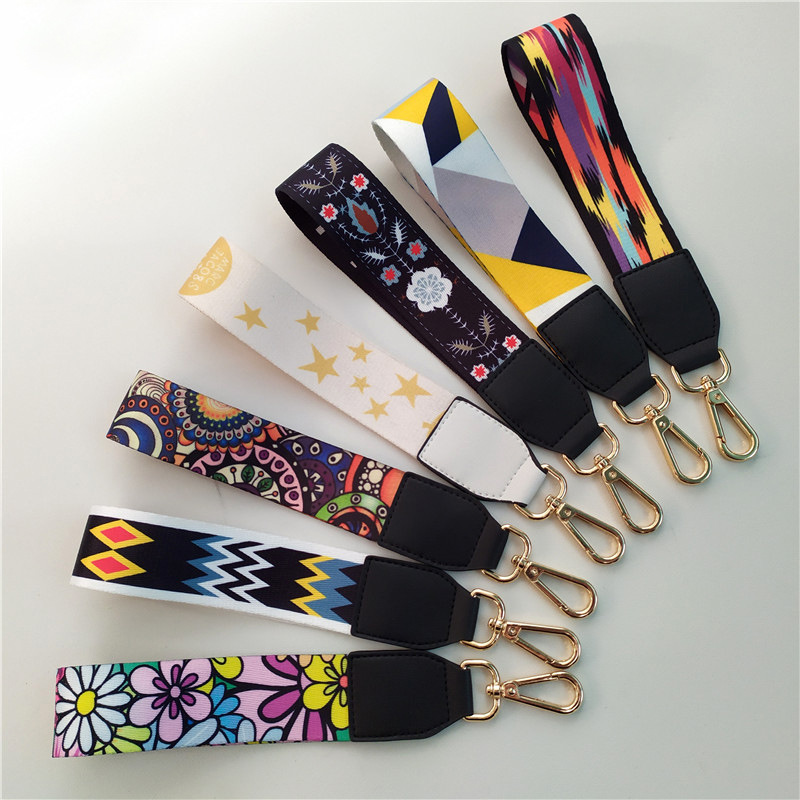 Women'S Gender Vintage Style Style New Color Ethnic Style Hand Strap Wrist Strap Key Ring Keychain Decorative Band Accessory Strap Short Hand Bag