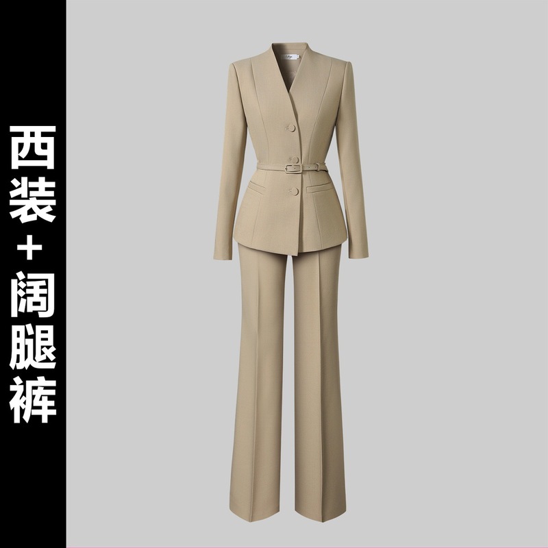 秋季西装套装女2025新款职场通勤气质干练时尚修身高端职业工作服|undefined