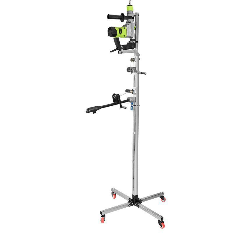 尚得力电锤支架吊顶打孔伸缩杆冲击钻架子天花板打眼撑杆钻孔神器