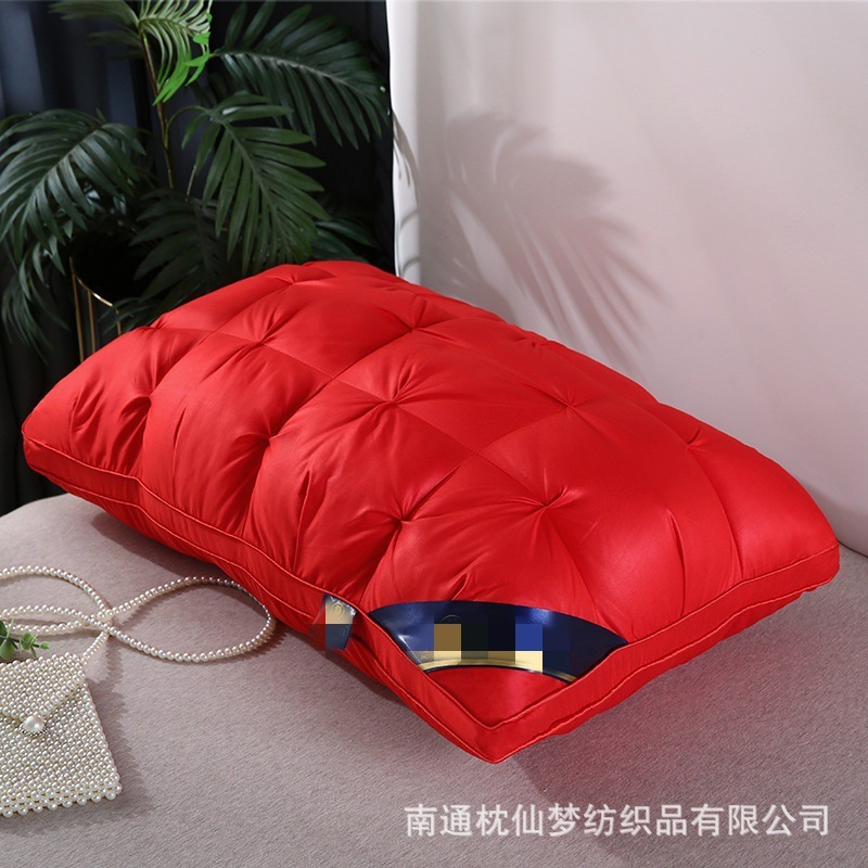 枕头48x74cm五星级酒店扭花枕芯不塌陷护颈椎家用一对护颈枕批发|undefined