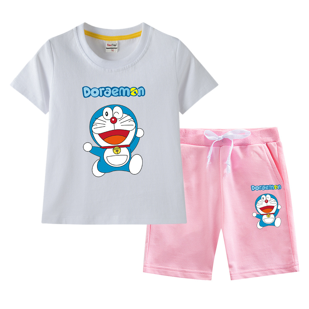 화이트 T + 파우더 팬츠
