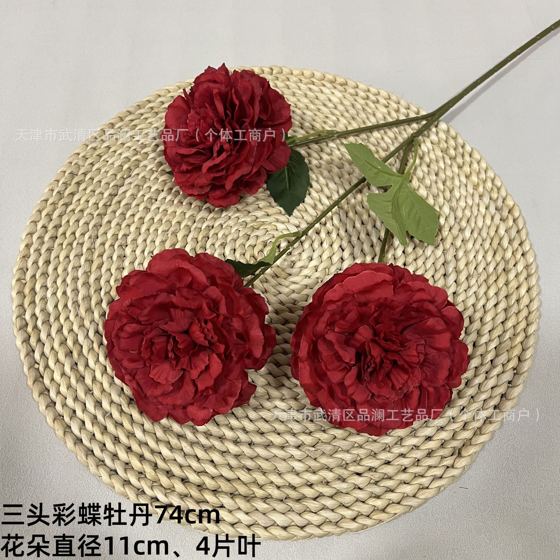 머리가 세 개인 나비 모란