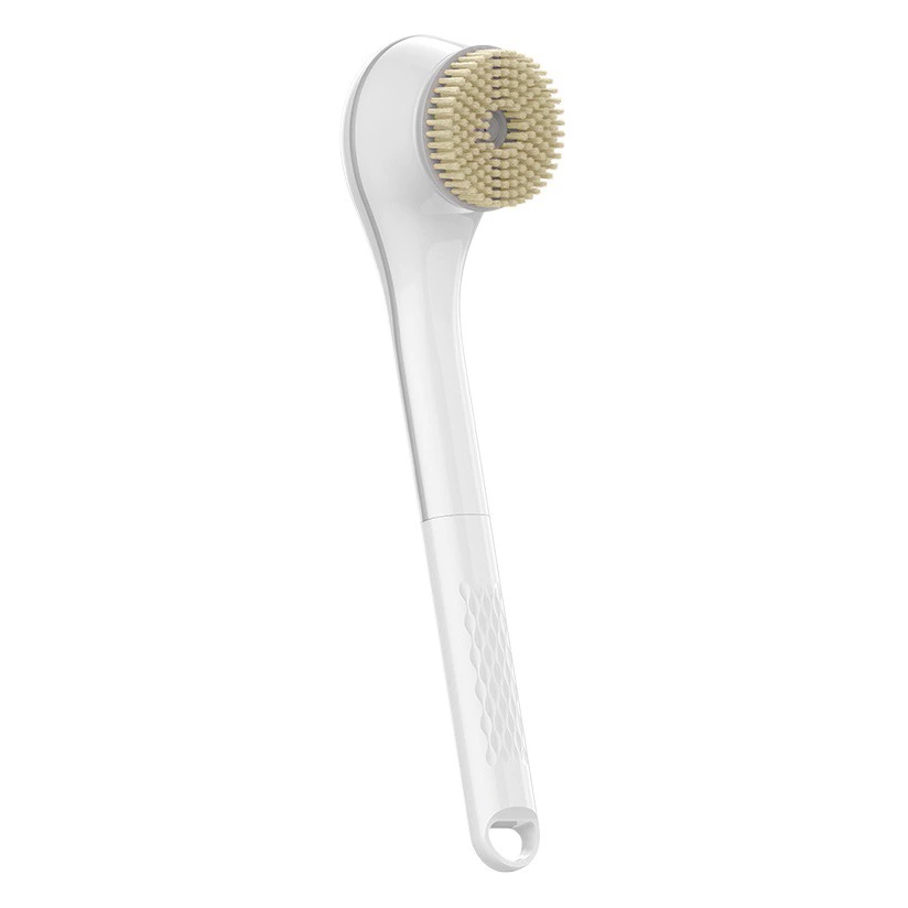 Электрическая щетка для ванны, многофункциональная, водонепроницаемая, силиконовая, для мытья спины, с длинной ручкой, мягкая щетина, массажная щетка для ванны, перезаряжаемая