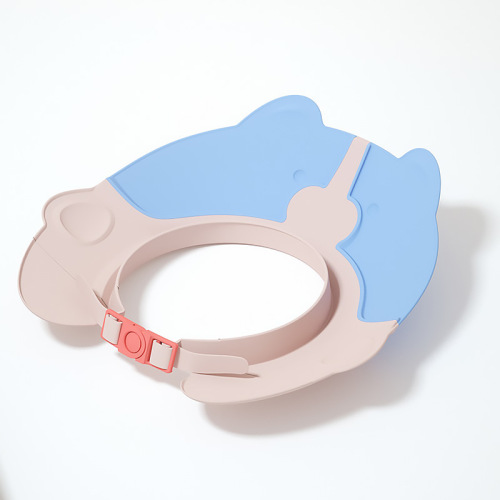 Foldable Cerebellum Tiger Waterproof Ear Protection Hat for Children, Hair Washing Gadget, Shower Cap for Bath, Waterproof Shampoo Hat