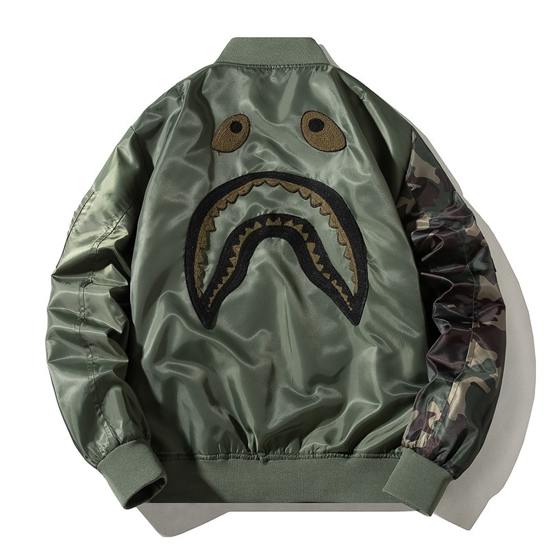 Japanese fashion brand MA1 air force pilot jacket men and women autumn and winter thickened couple baseball uniform ins jacket men