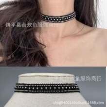 旷野西部风choker机车项圈小众嘻哈朋克短款颈带女饰品