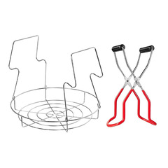 Amazon Cross-border Best-selling Stainless Steel Small Can Rack Can Opener 2-piece Set Bottle Clip Storage Shelf Wholesale