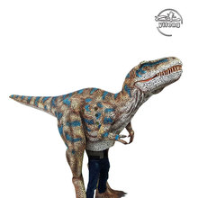 四川自贡大型仿真恐龙动态模型侏罗纪公园户外景观迅猛龙制作厂家