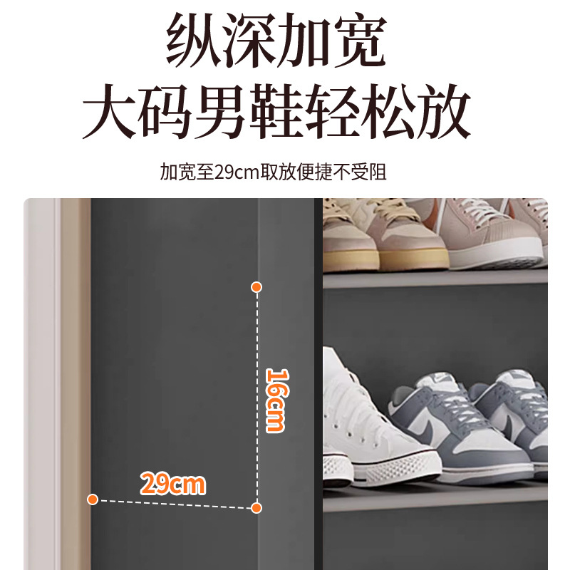 Estante de zapatos simple personalizado reforzado grueso tubo galvanizado estante de almacenamiento doméstico multicapa fuente transfronteriza estante de zapatos de fábrica