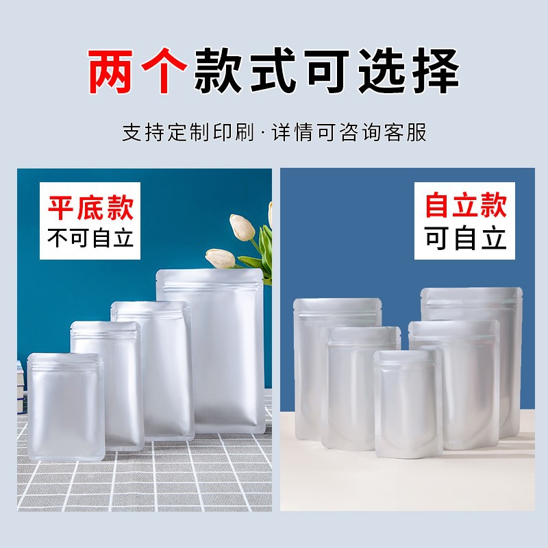 鋁箔袋自封袋加厚茶葉食品密封袋貓狗糧分裝自立袋防潮錫紙包裝袋