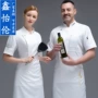 印字厨房短袖薄款工作服