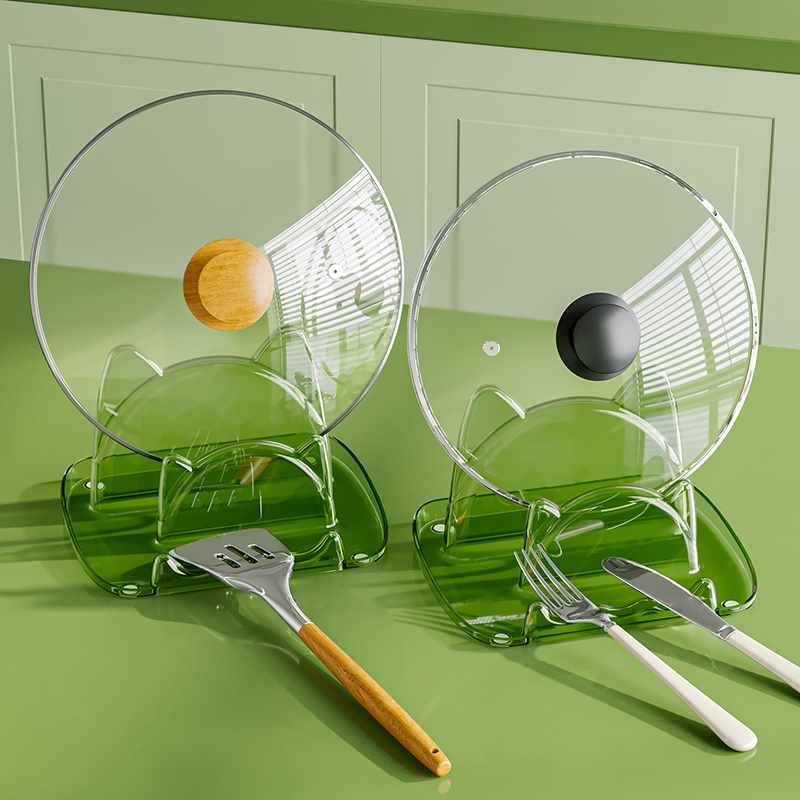 Pot Cover Rack Table Top Vertical Storage Rack Household Cho..
