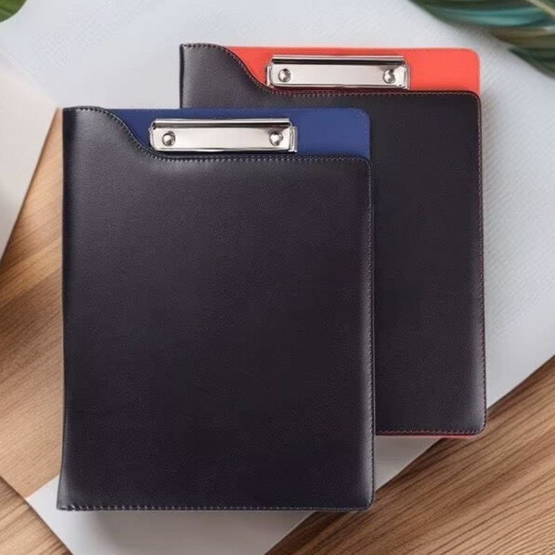 A4多功能文件夹资料夹皮质经理夹谈单商务销售夹合同夹签约收纳本