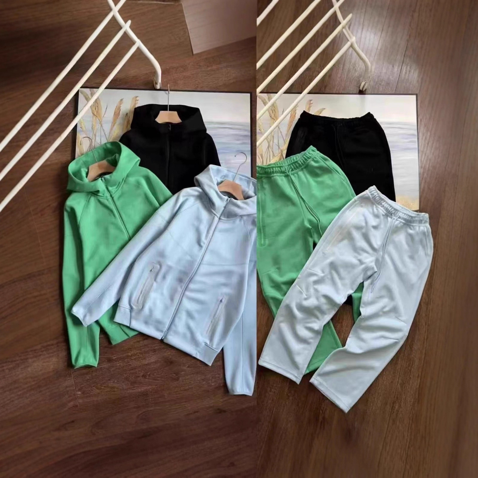 Cross-Border 25 Spring & Fall New Men's Joint Multi-Color Casual Sports Suit Jacket 454 Pants 461