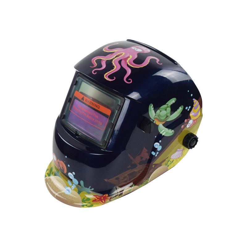 Máscara de soldadura automática solar 107, casco de protección LCD con cambio de luz y montaje en cabeza