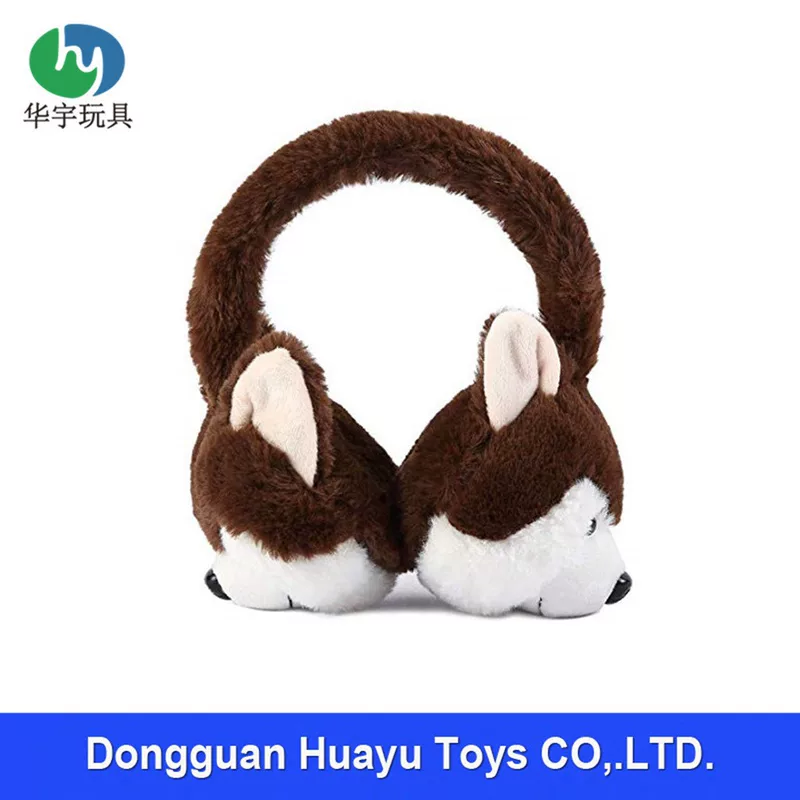 定制 Plush adjustable headphones, creative earmuffs, toy, creative gift