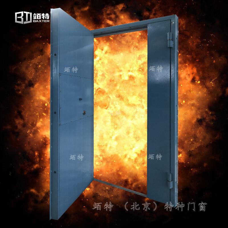 锅炉房钢质抗爆门 氢气站铝制抗爆门厂家价格