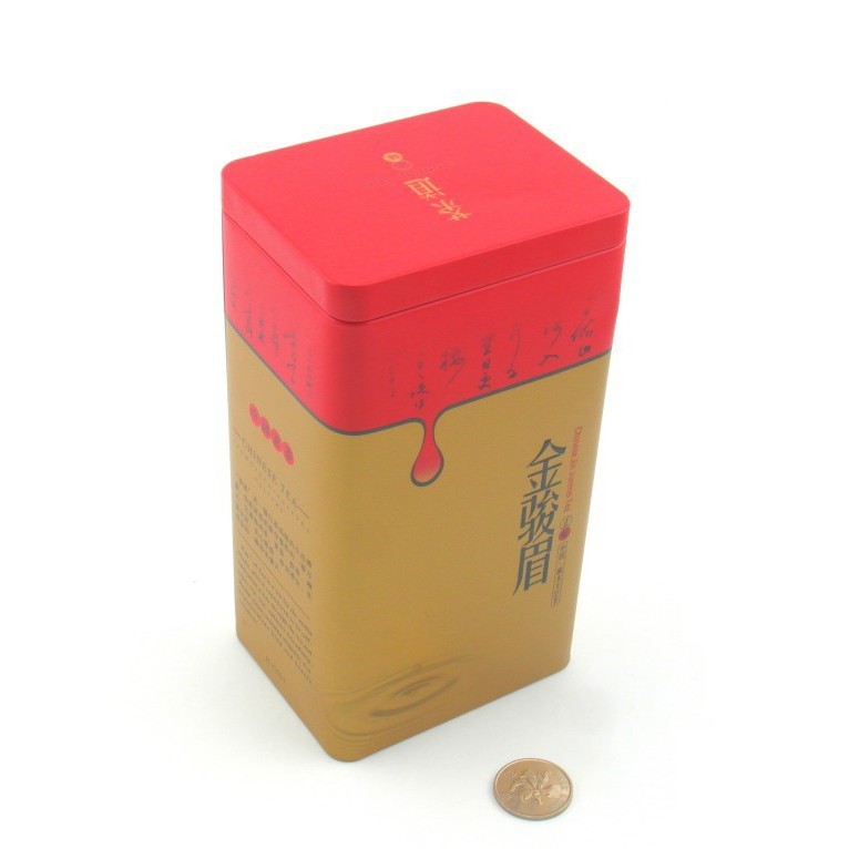 金骏眉茶叶铁盒 长方形茶叶铁盒 高档茶叶铁盒