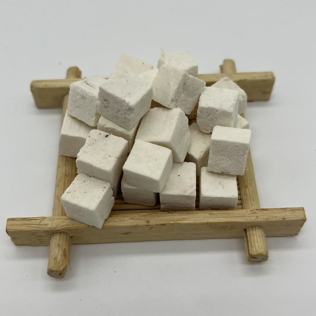 Poria Fu Ling Cubes 500g Dried Poria cocos Herbal Tea Pieces Yuexi New Stock quality and texture
