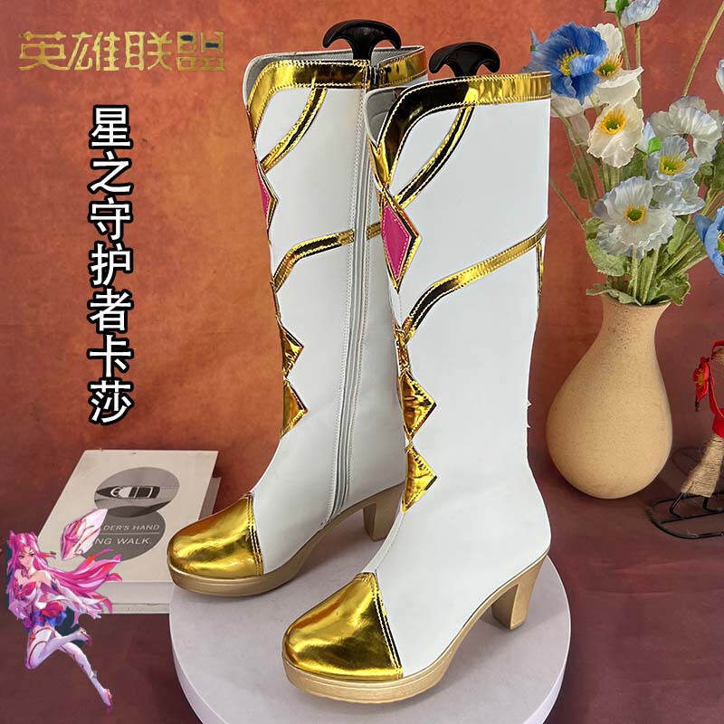 League of Legends Star Guardian Kai'Sa Cosplay Shoes Girl Loli Anime Comic Show Game Performance Shoes