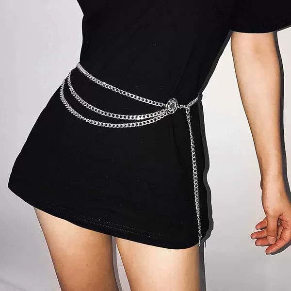 Waist chain 006-silver